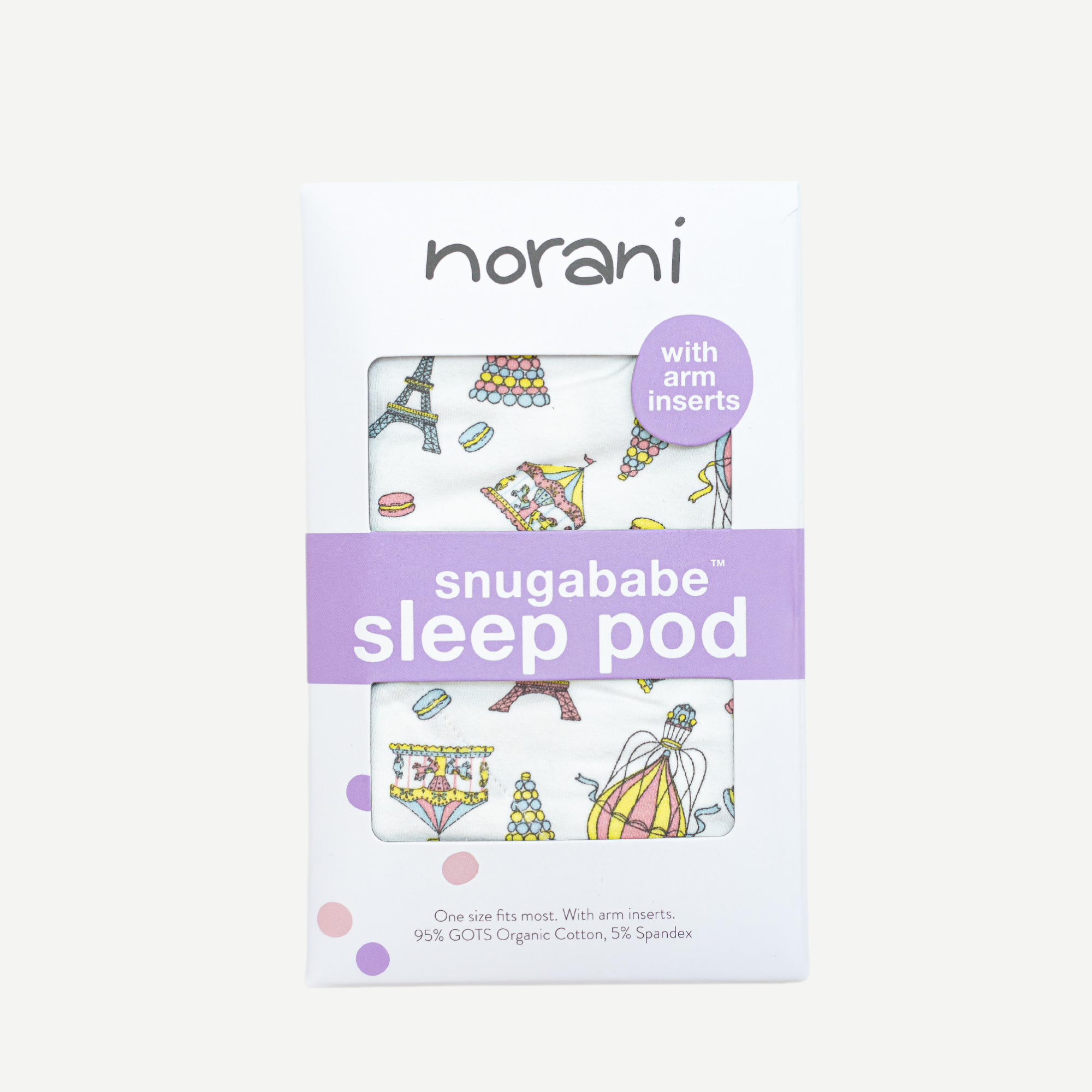 Norani Baby Snugababe Sleep Pod - Paris