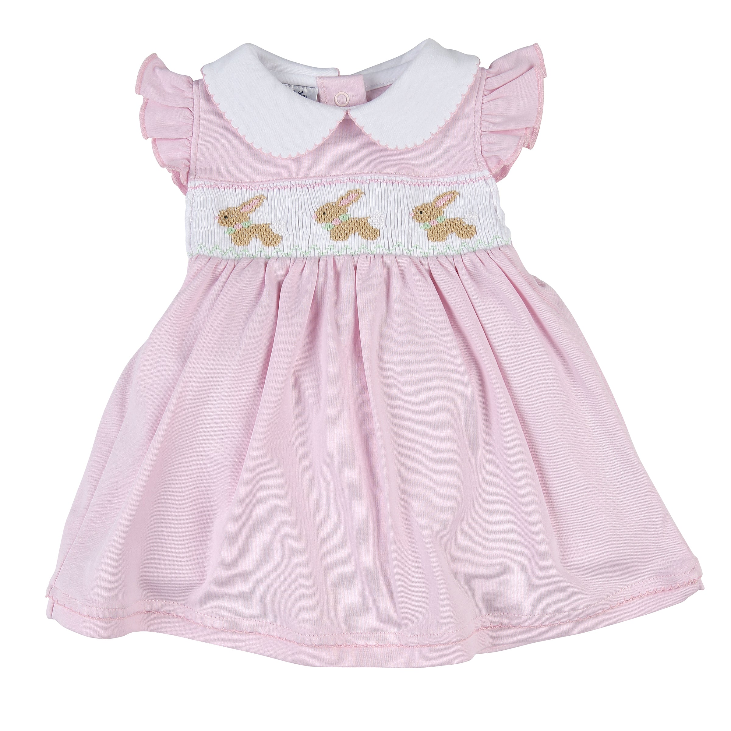 Springtime Bunny Classics Smocked Toddler Dress