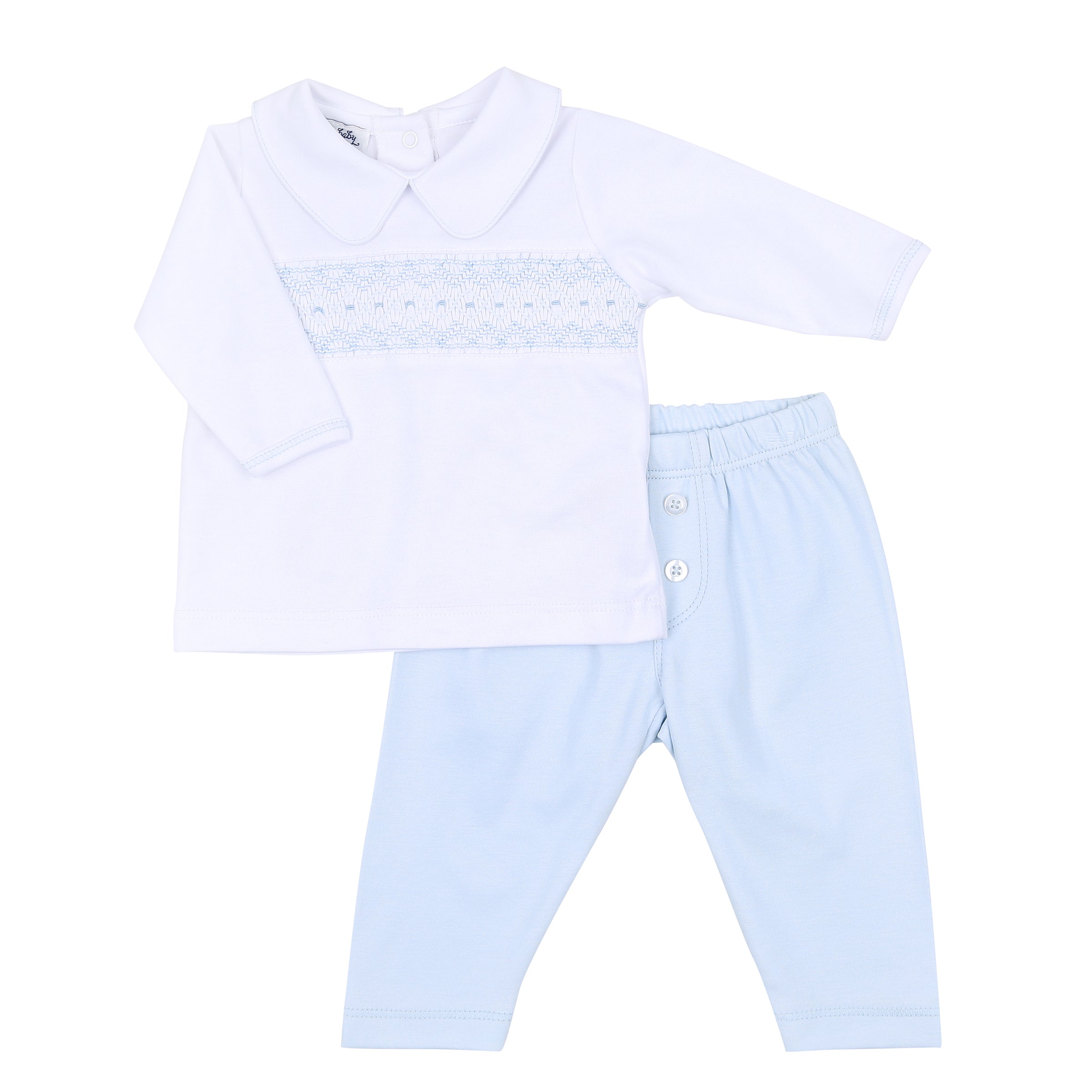 Freya & Finn Smocked Toddler Pant Set