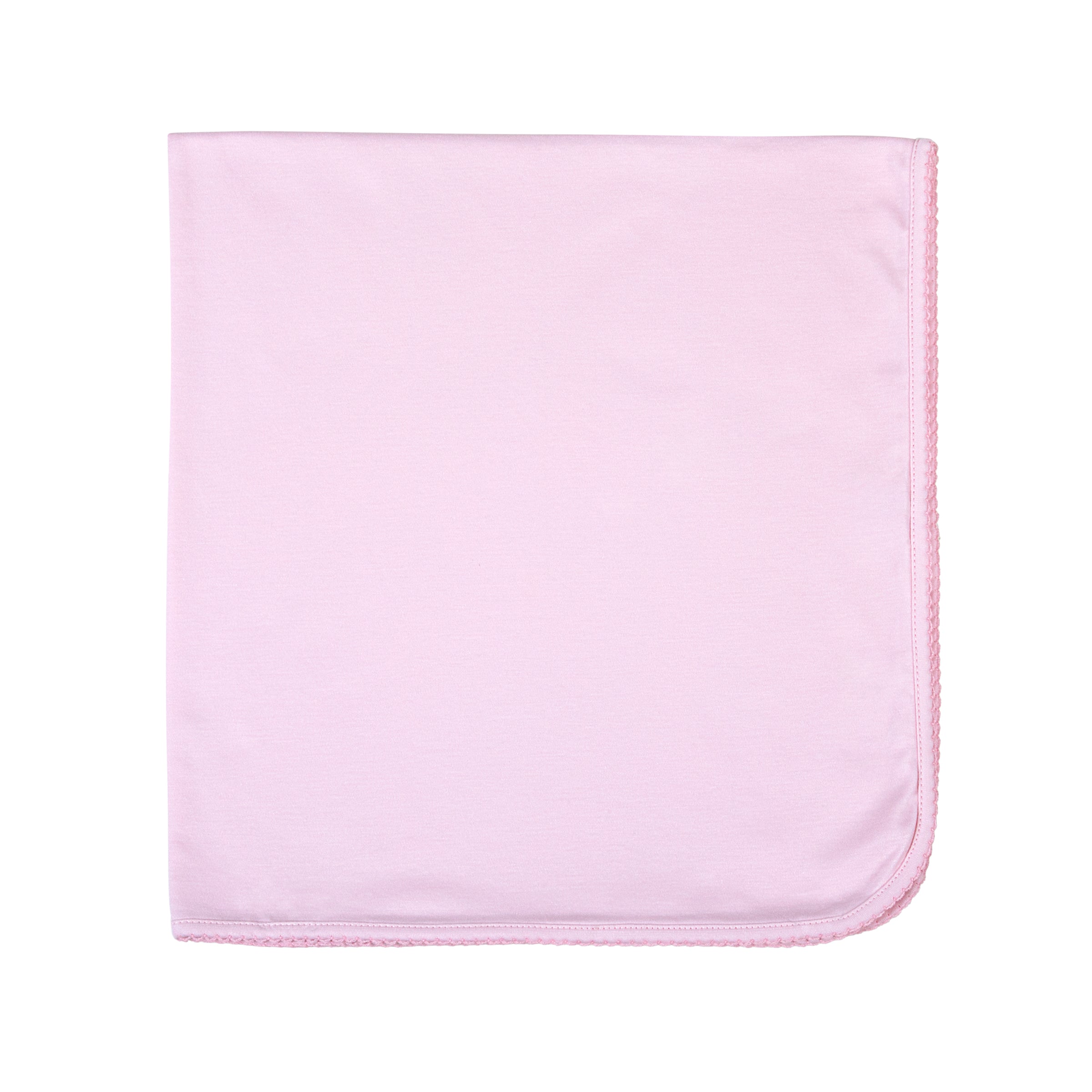 Solid Pink Receiving Blanket