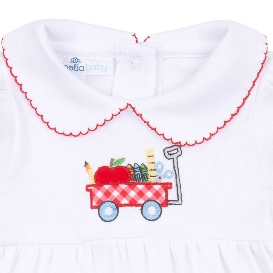 School Wagon Toddler Dress