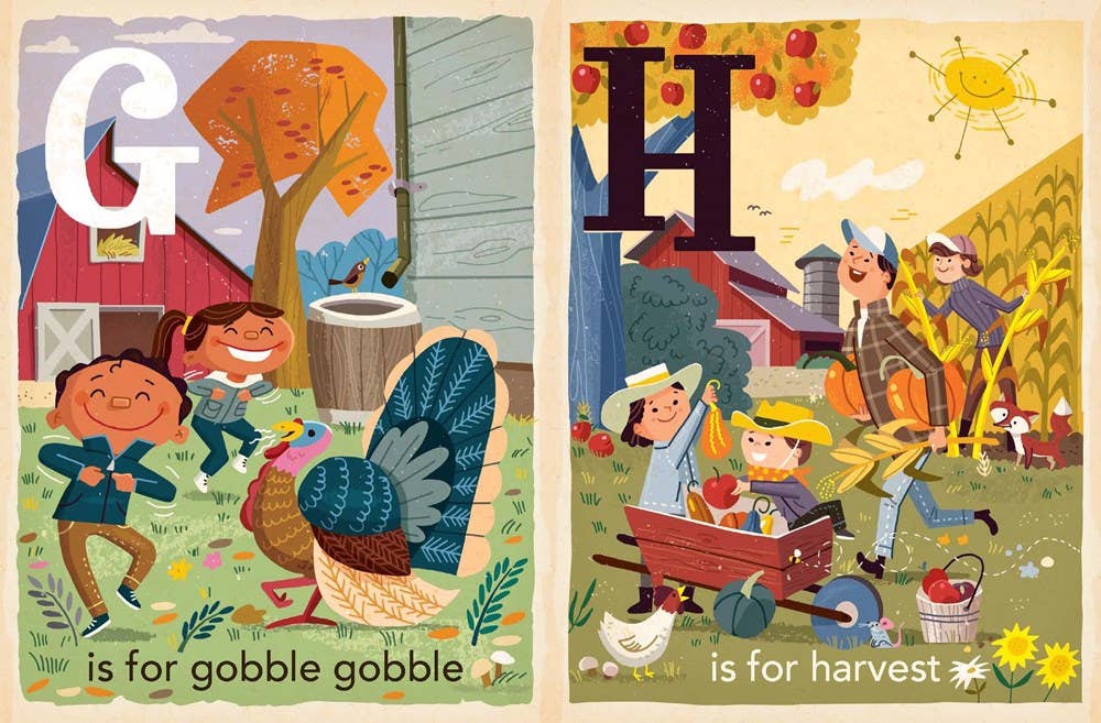 T is for Thankful:  Thanksgiving Alphabet board book