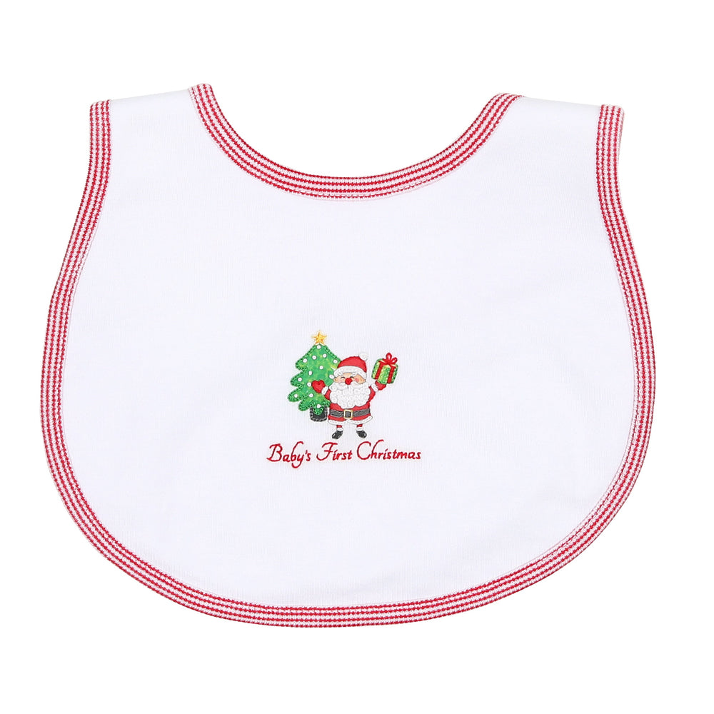 Baby's First Christmas Bib