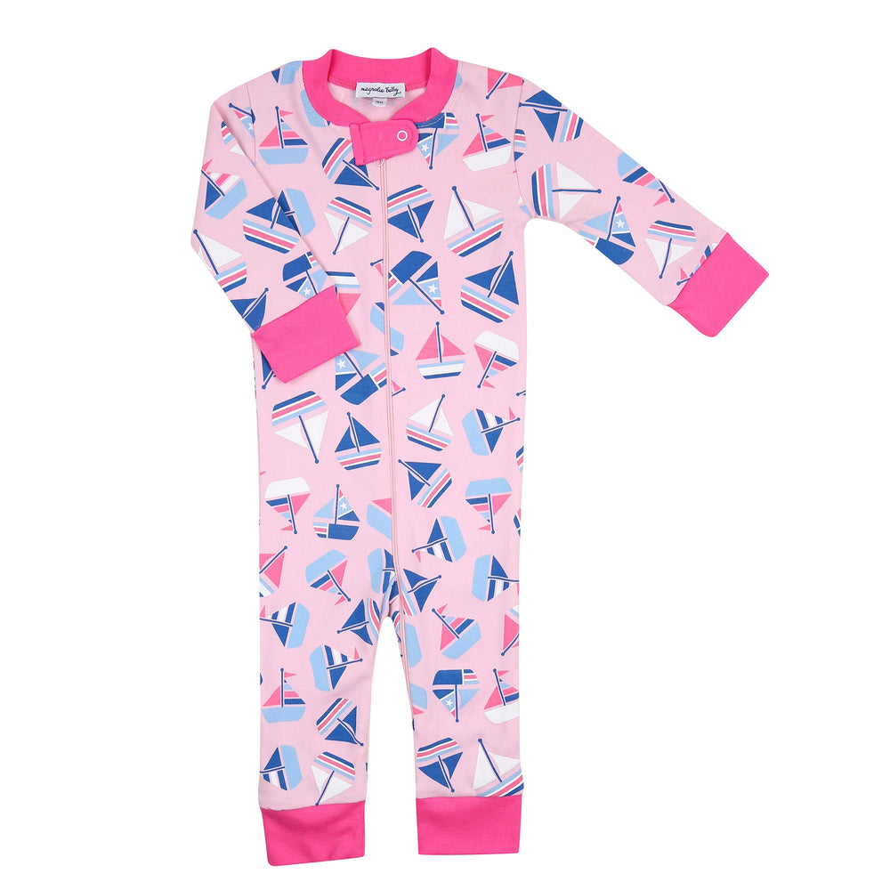 Set Sail Pink Zipped Pajama