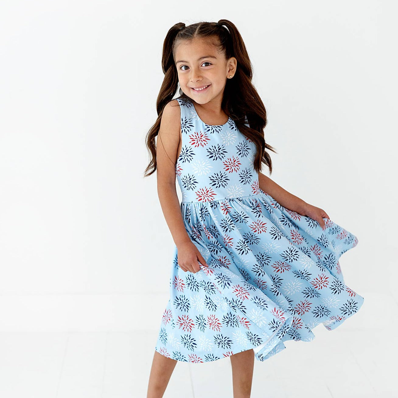 Charlotte Pocket Twirl 4th of July Dress