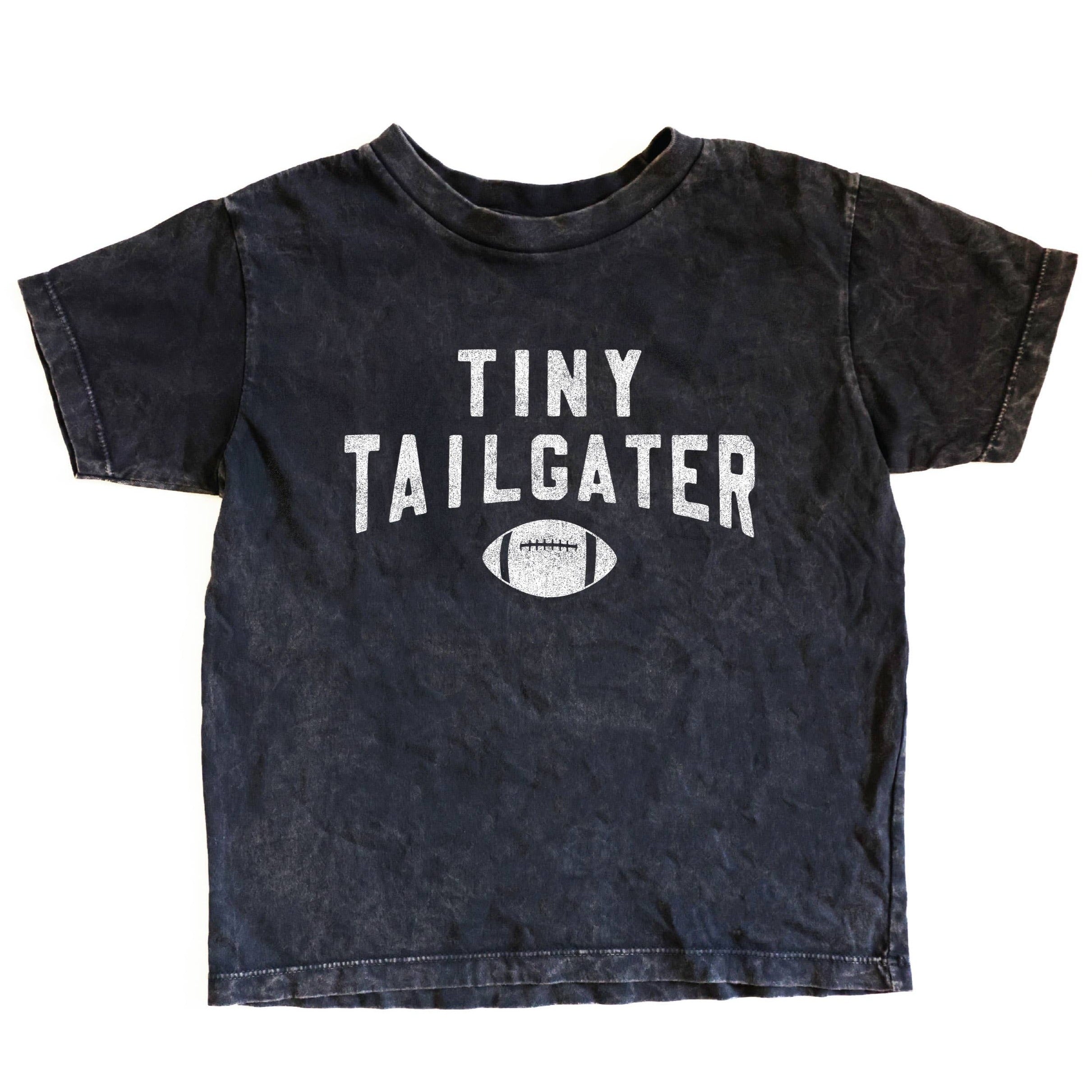 Tiny Tailgater Mineral Wash Tee - Mineral Black