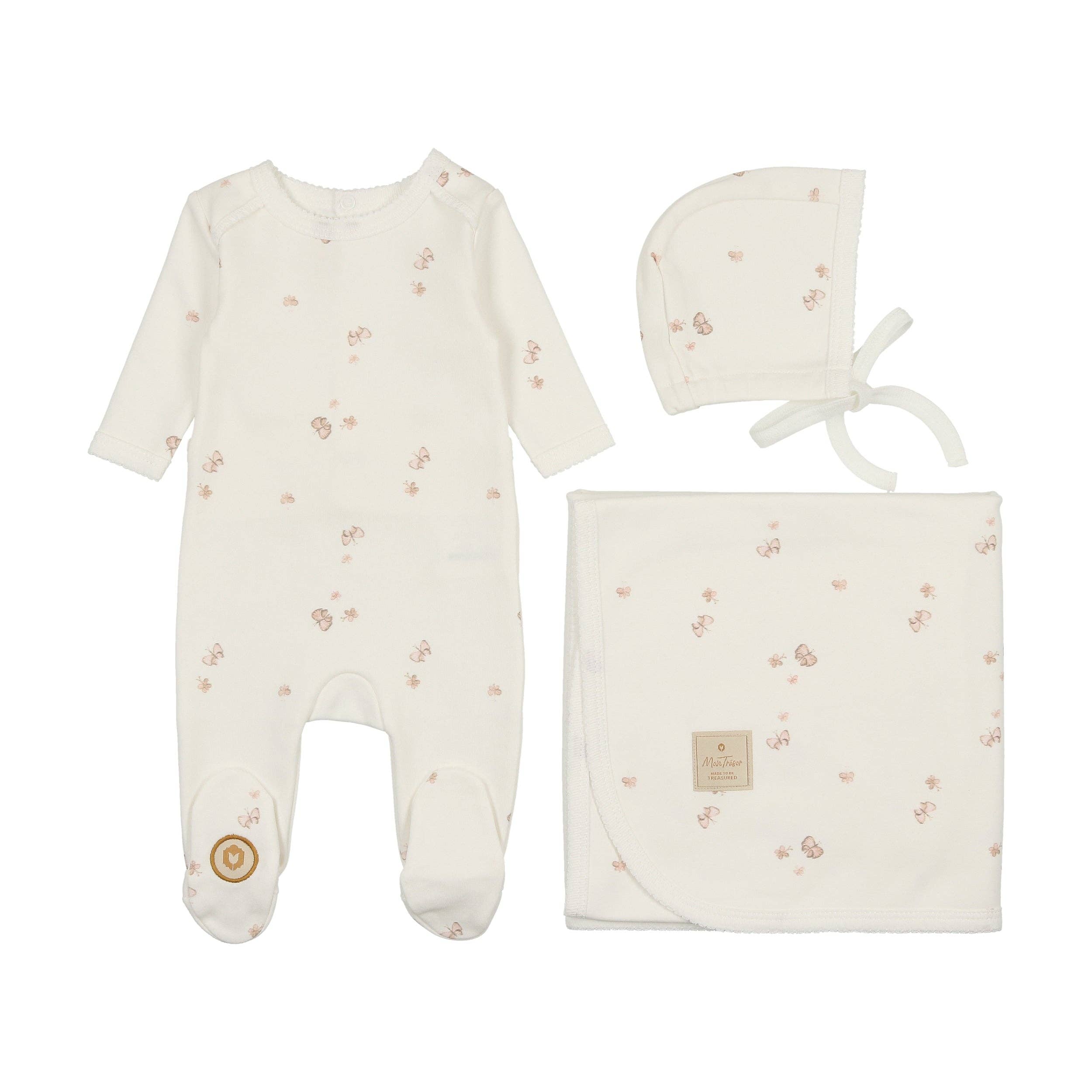 Butterfly Bliss Layette set