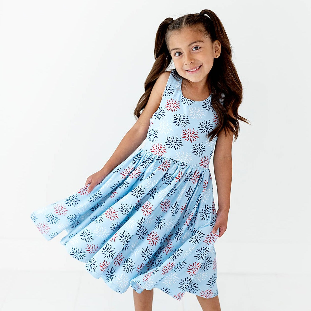 Charlotte Pocket Twirl 4th of July Dress