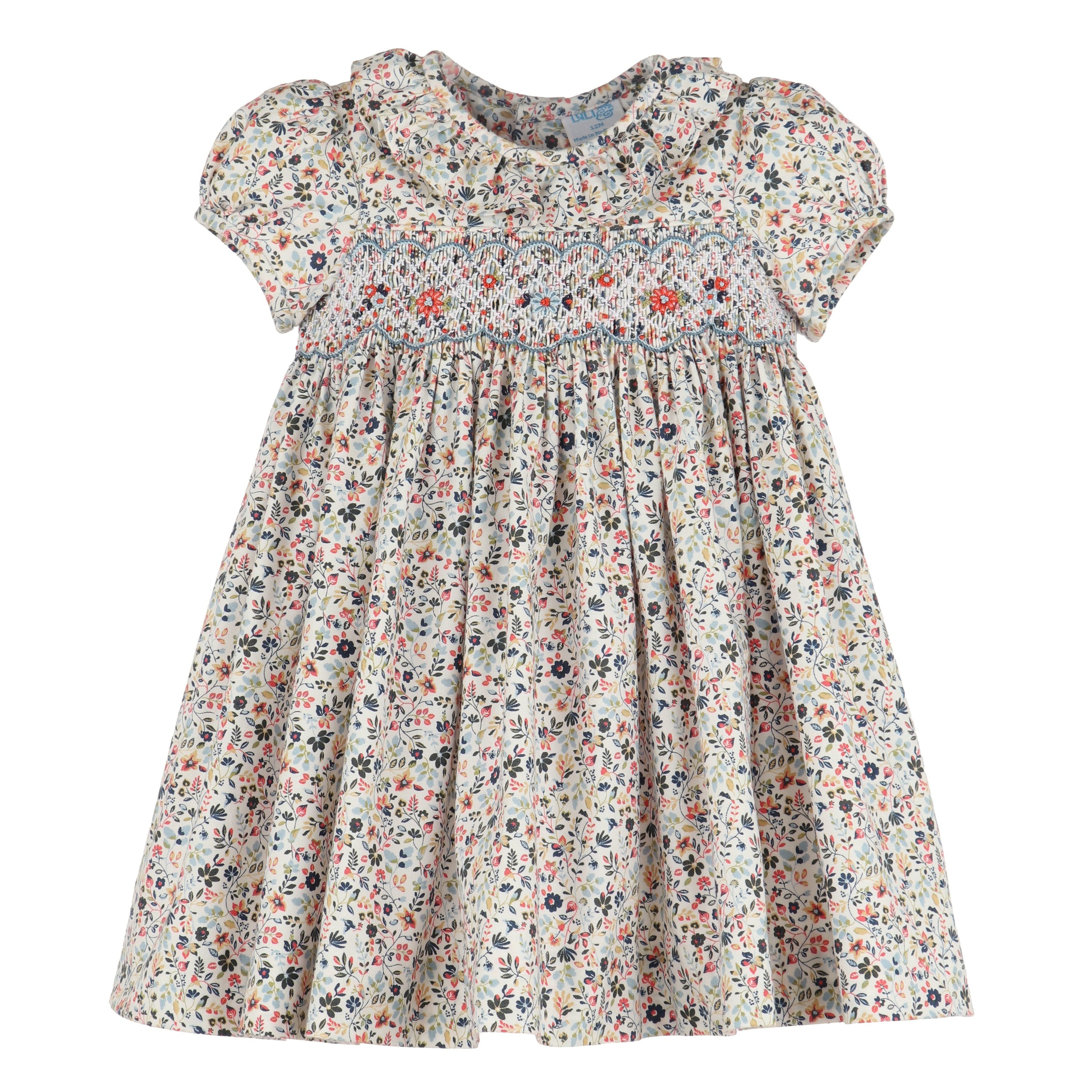 Majestic Floral Smocked Dress