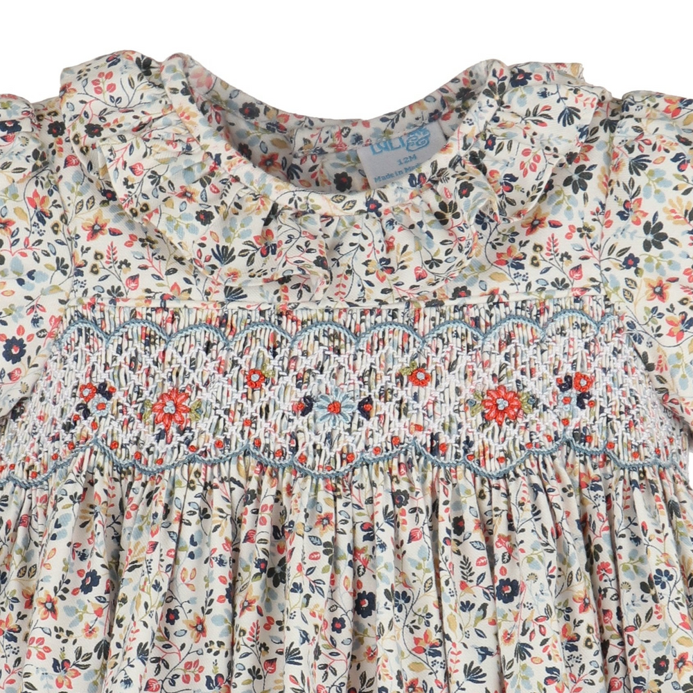 Majestic Floral Smocked Dress