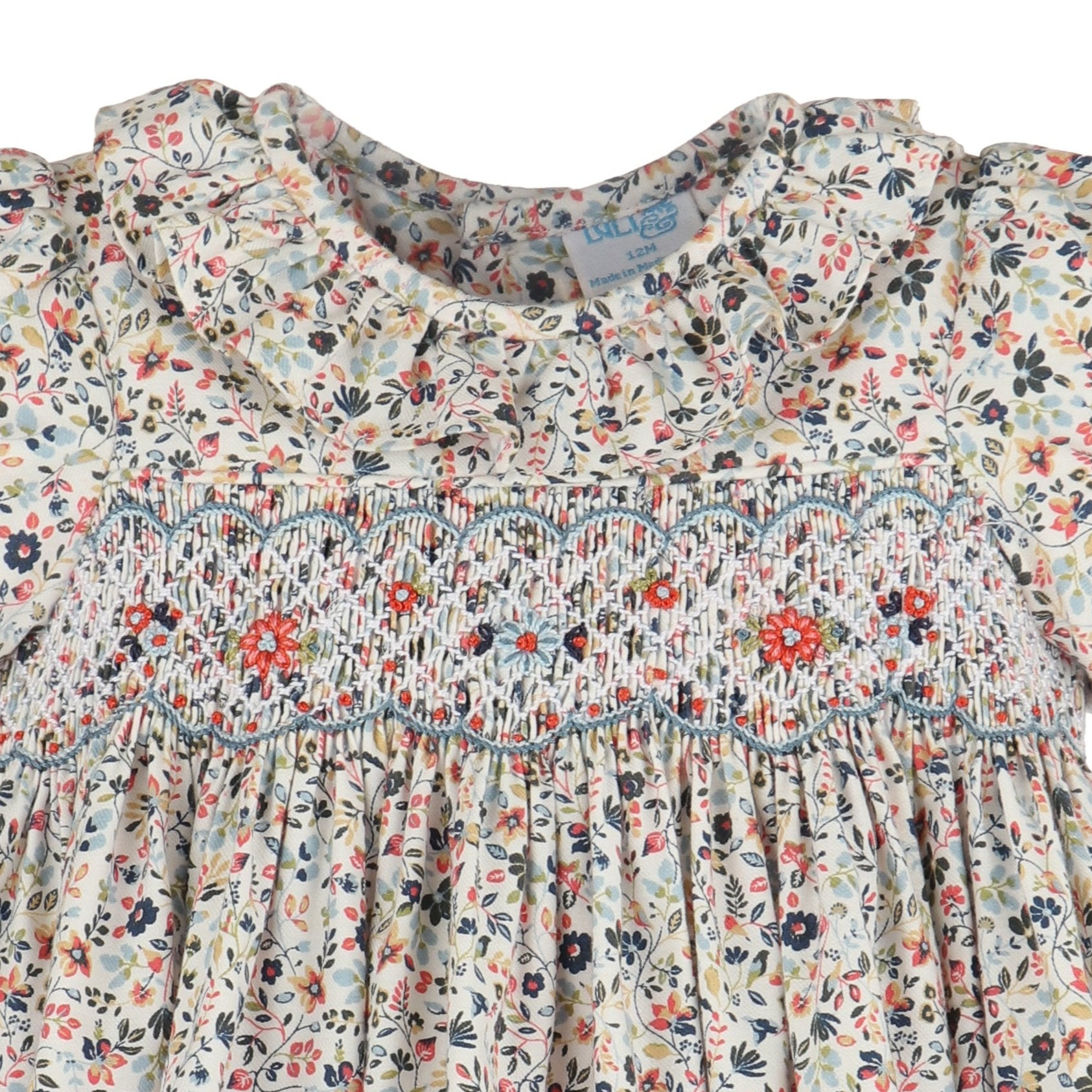 Majestic Floral Smocked Dress