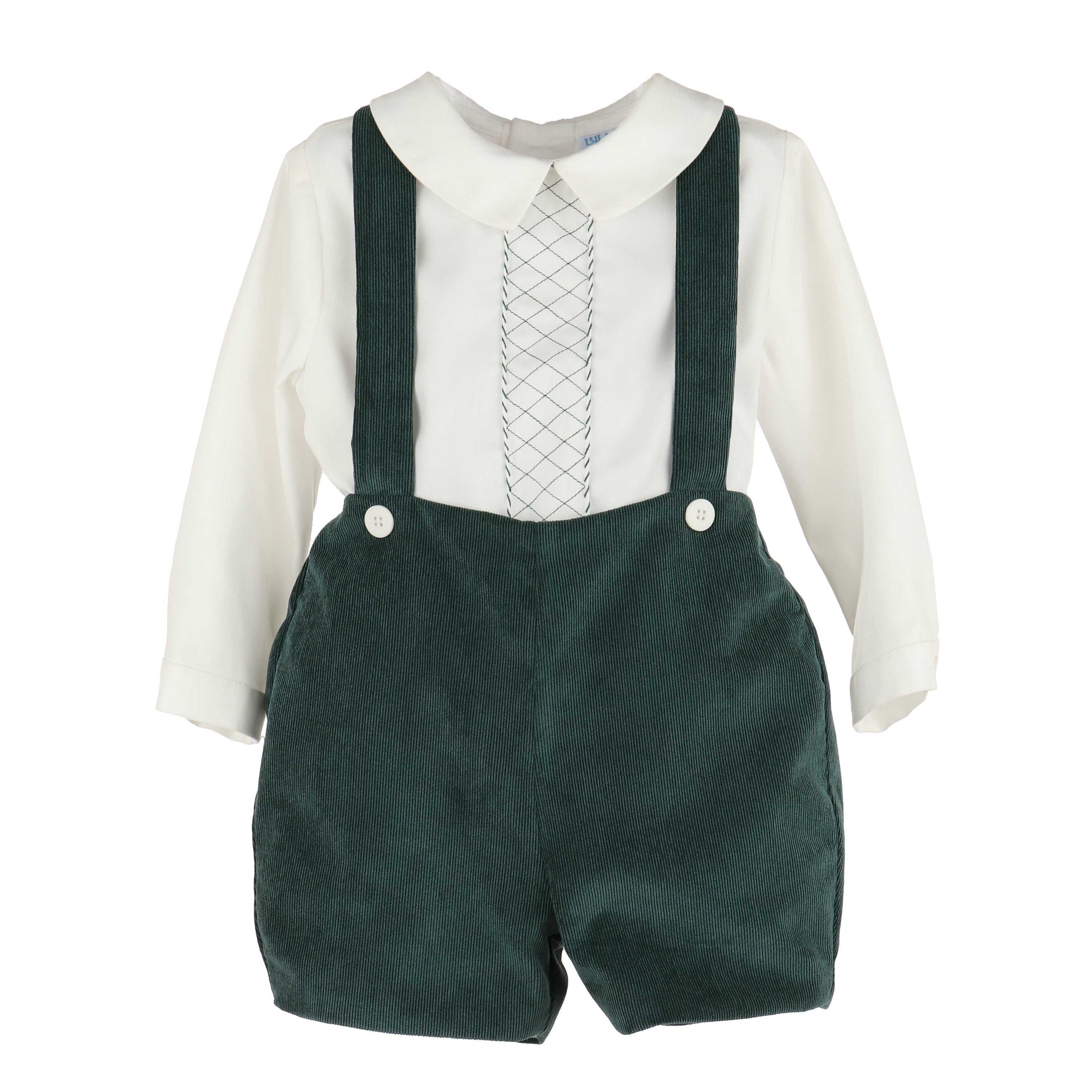 Winterberry Green Corduroy Shortall Set