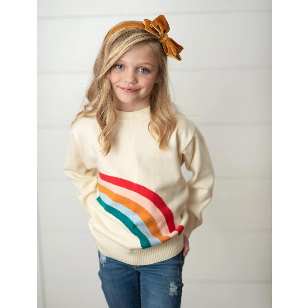 Ivory Rainbow Sweater