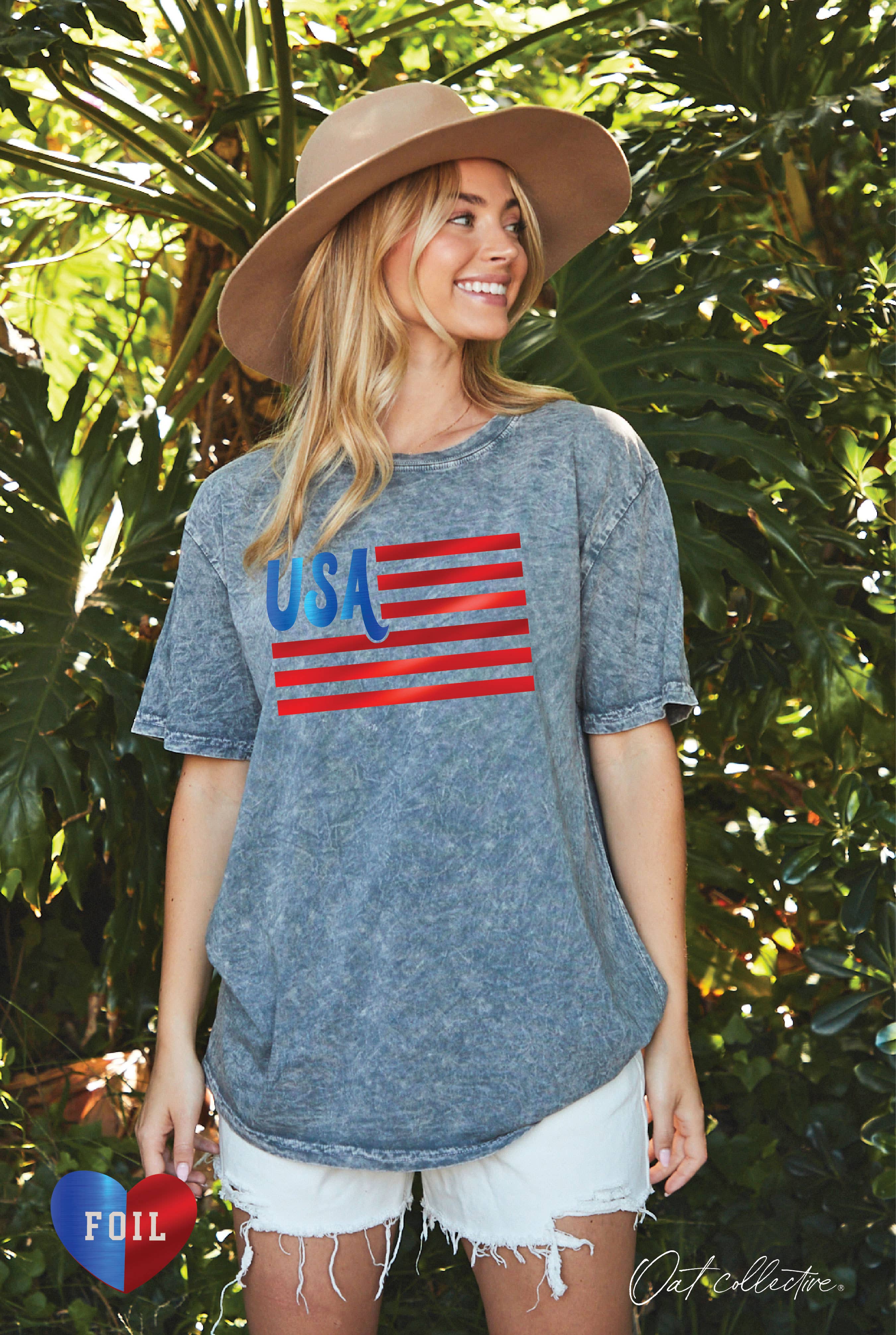 Women's Mineral Tee - USA