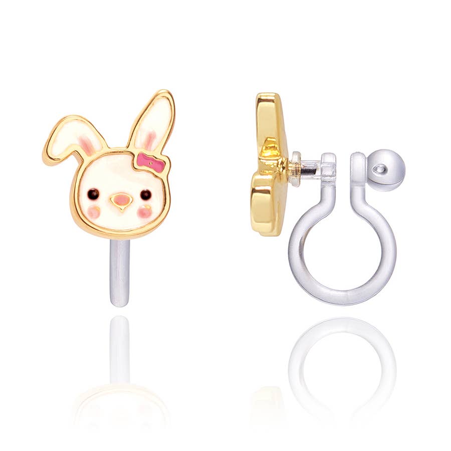 Bouncy Bunny Clip-on Earrings