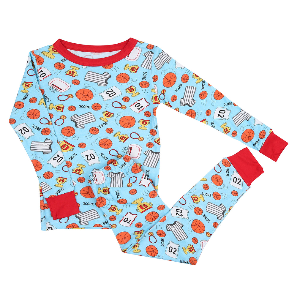 Playing Hoops Pajamas - Blue