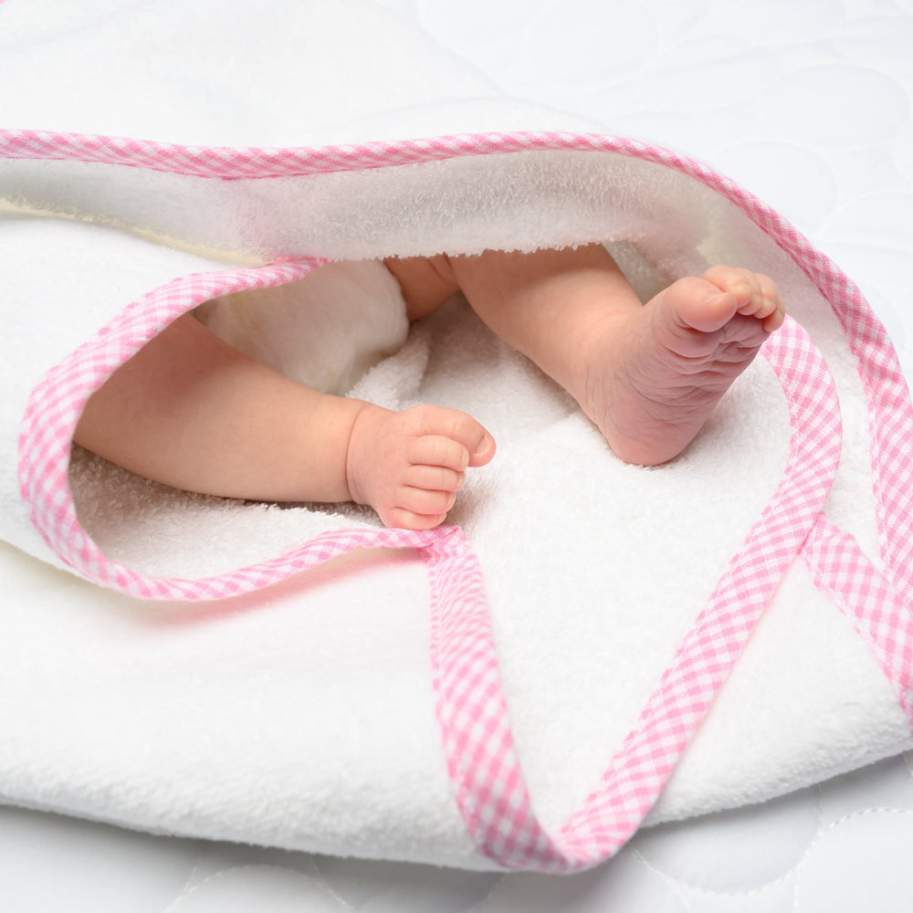Gingham Essentials Towel - Pink