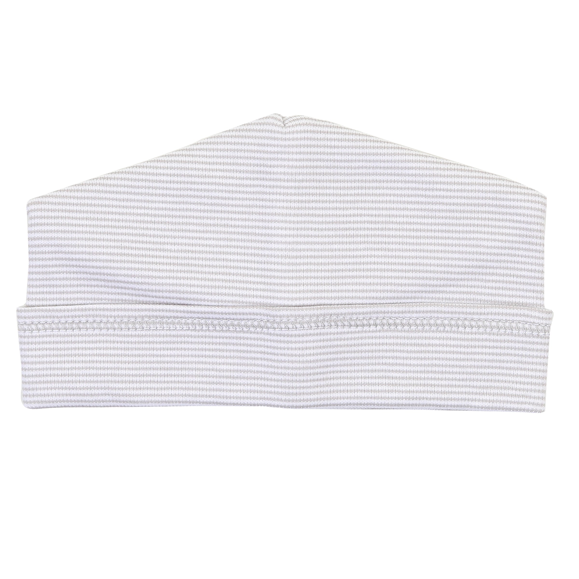 Mini Stripe Grey Hat