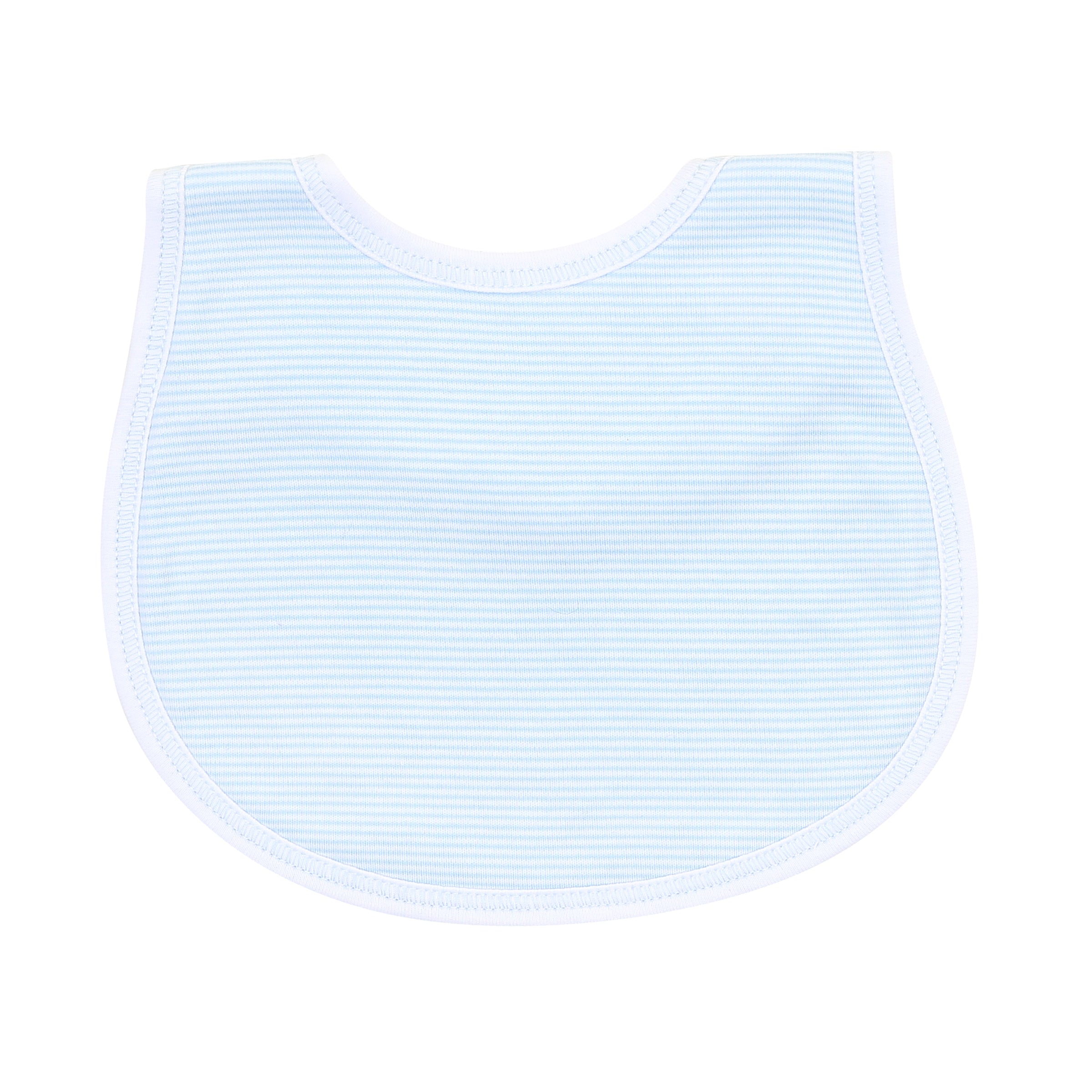 Mini Stripe Bib - Blue