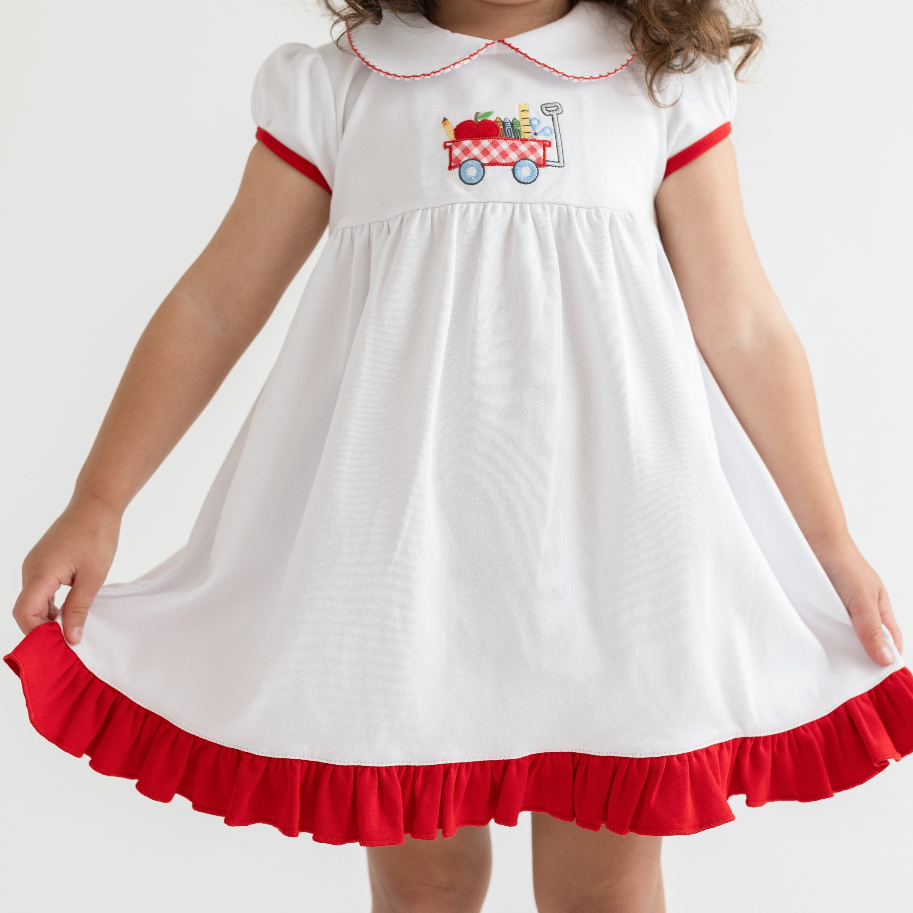 School Wagon Toddler Dress
