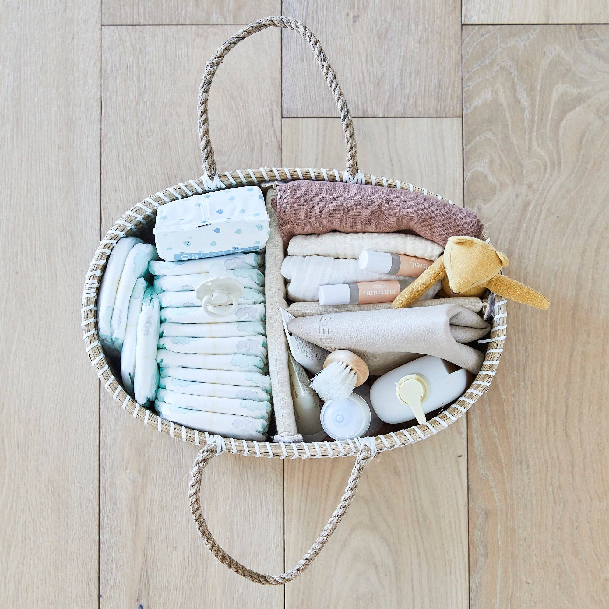 Fashion diaper basket ideas