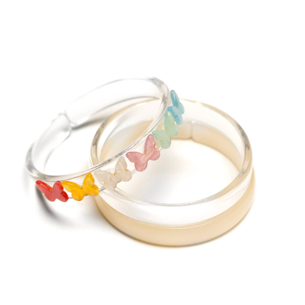 Butterfly Bangles - Pastel (Set of 3)