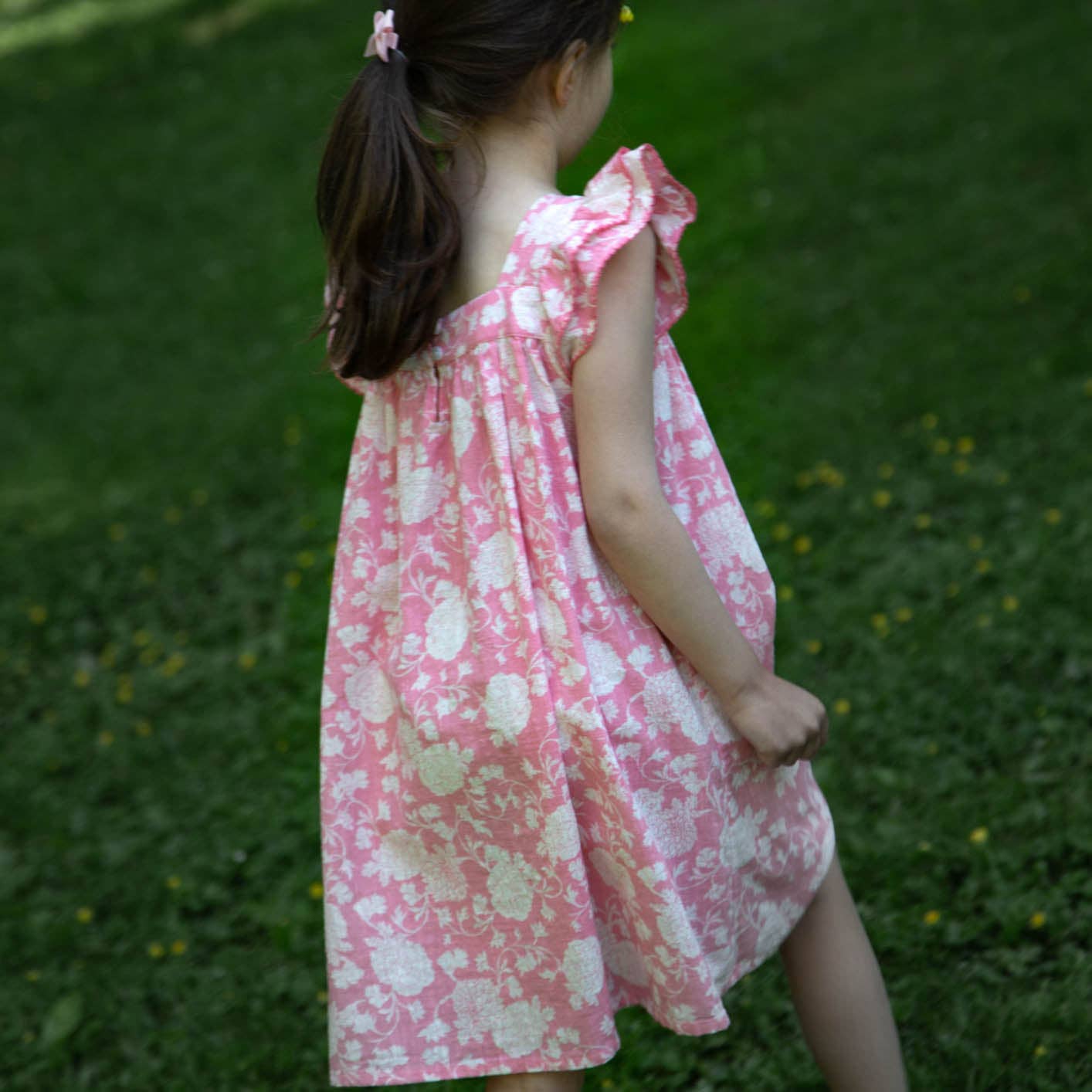 Everly Dress - Lille Pink