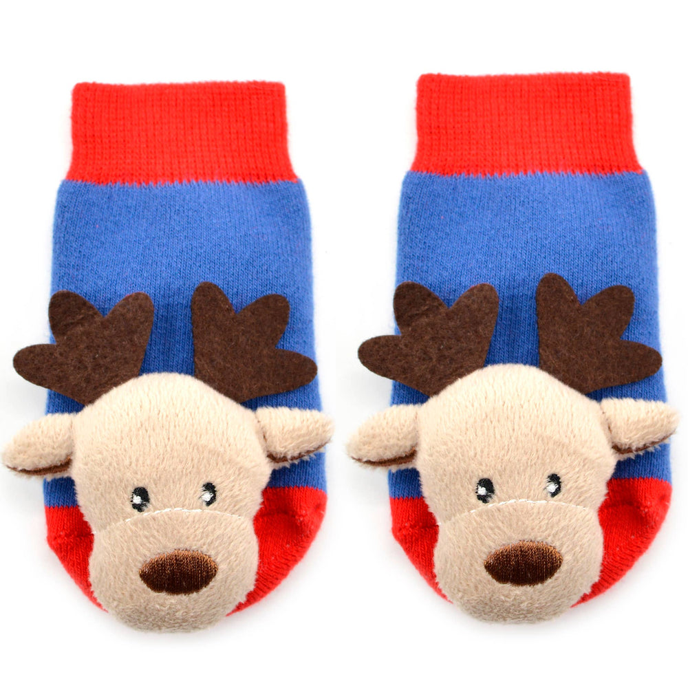 Reindeer Christmas Boogie Toes Rattle Socks