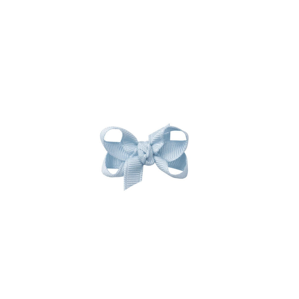 Infant Signature Grosgrain Bow on Clip -  Millenium Blue