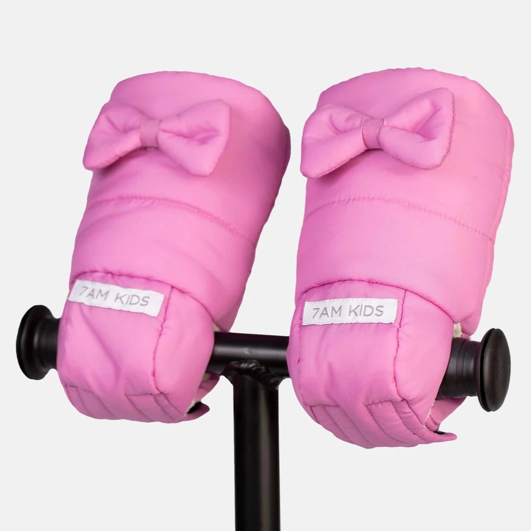 Kids' Scooter Muffs - Pink Bows