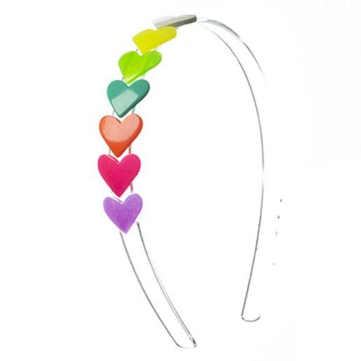 Neon Hearts Headband