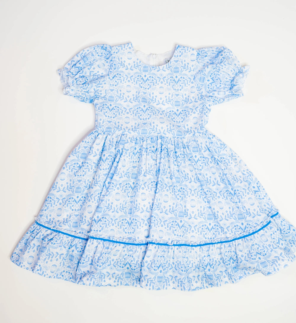 Aura Blue Bunnies Dress