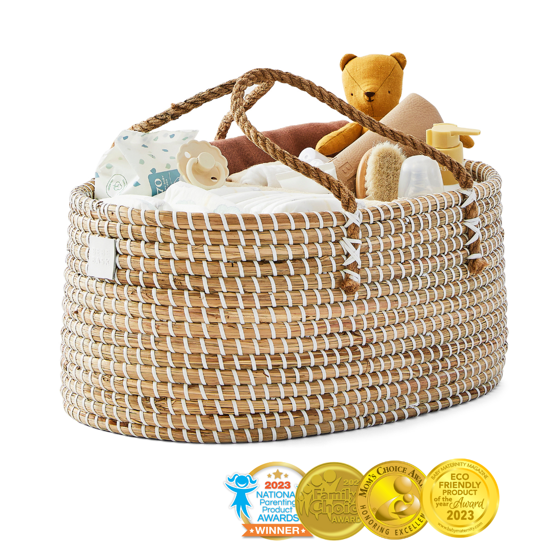 Lily Diaper Caddy - Natural