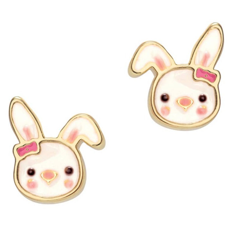 Bouncy Bunny Cutie Stud Earrings