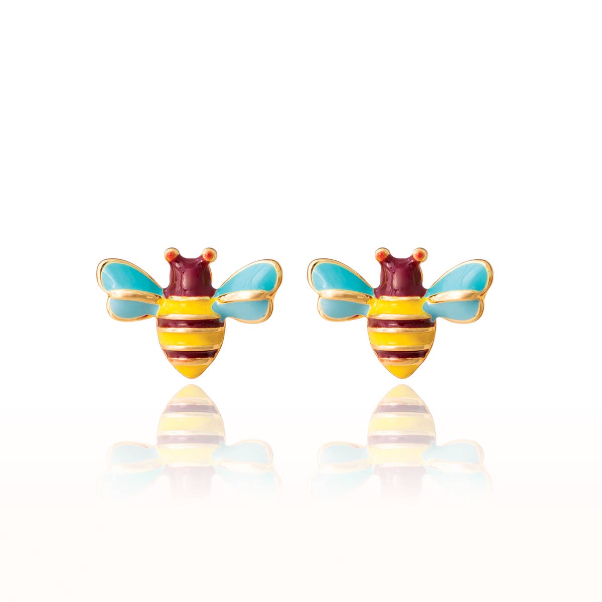 Buzzing Bee Pierced Earrings