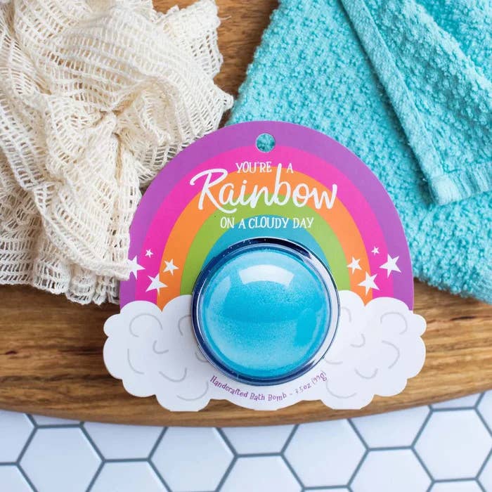 You're a Rainbow on a Cloudy Day Bath Bomb