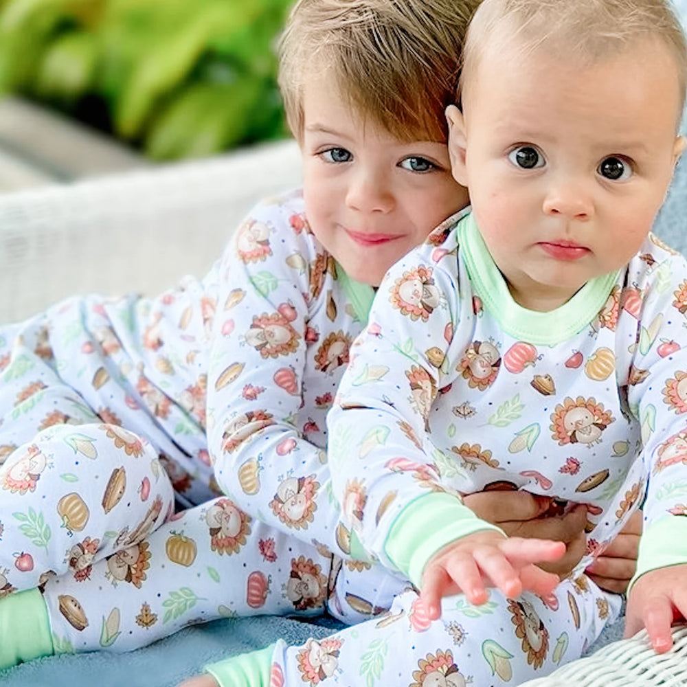 Thanksgiving pajamas baby girl sale