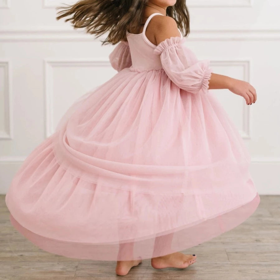 Everly Dress - Pink Rose Ombre