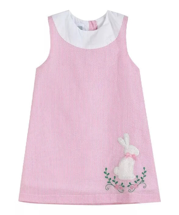 Pink Fuzzy Bunny Dress