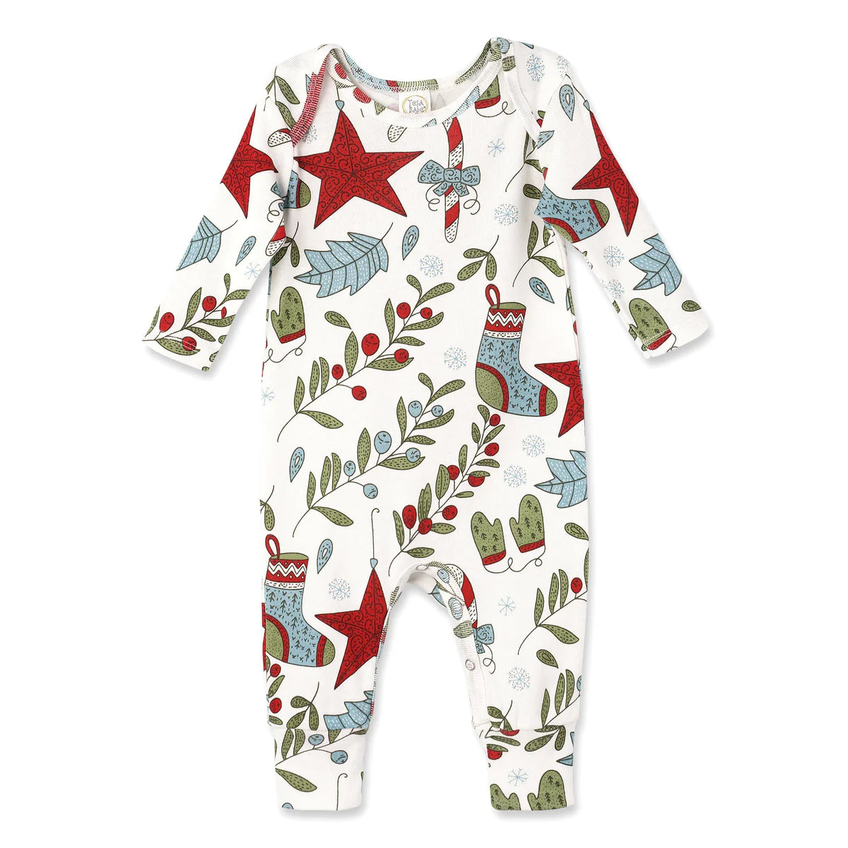 Christmas Fancy Henley Romper