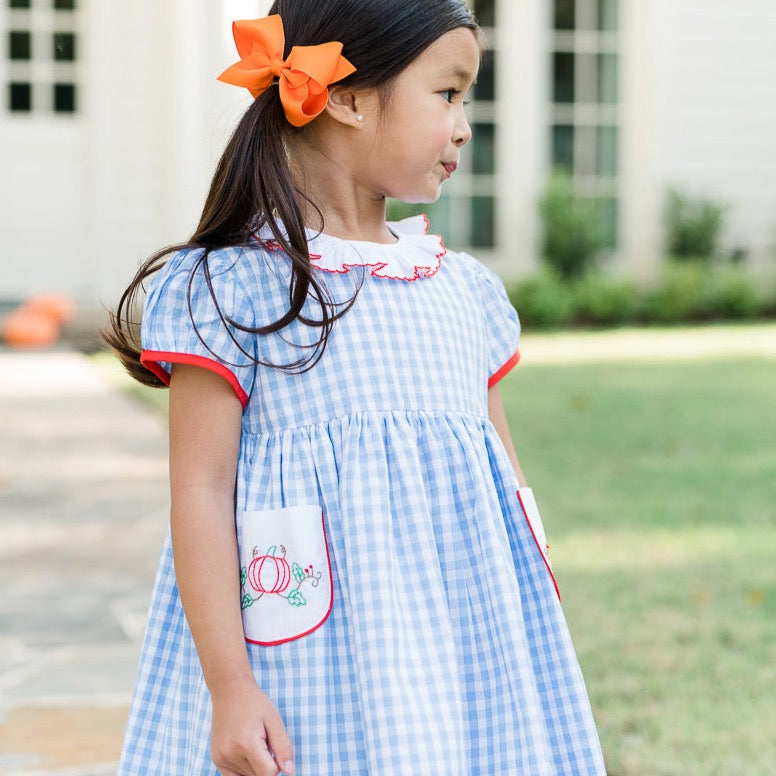 Peyton Pumpkin Pocket Dress