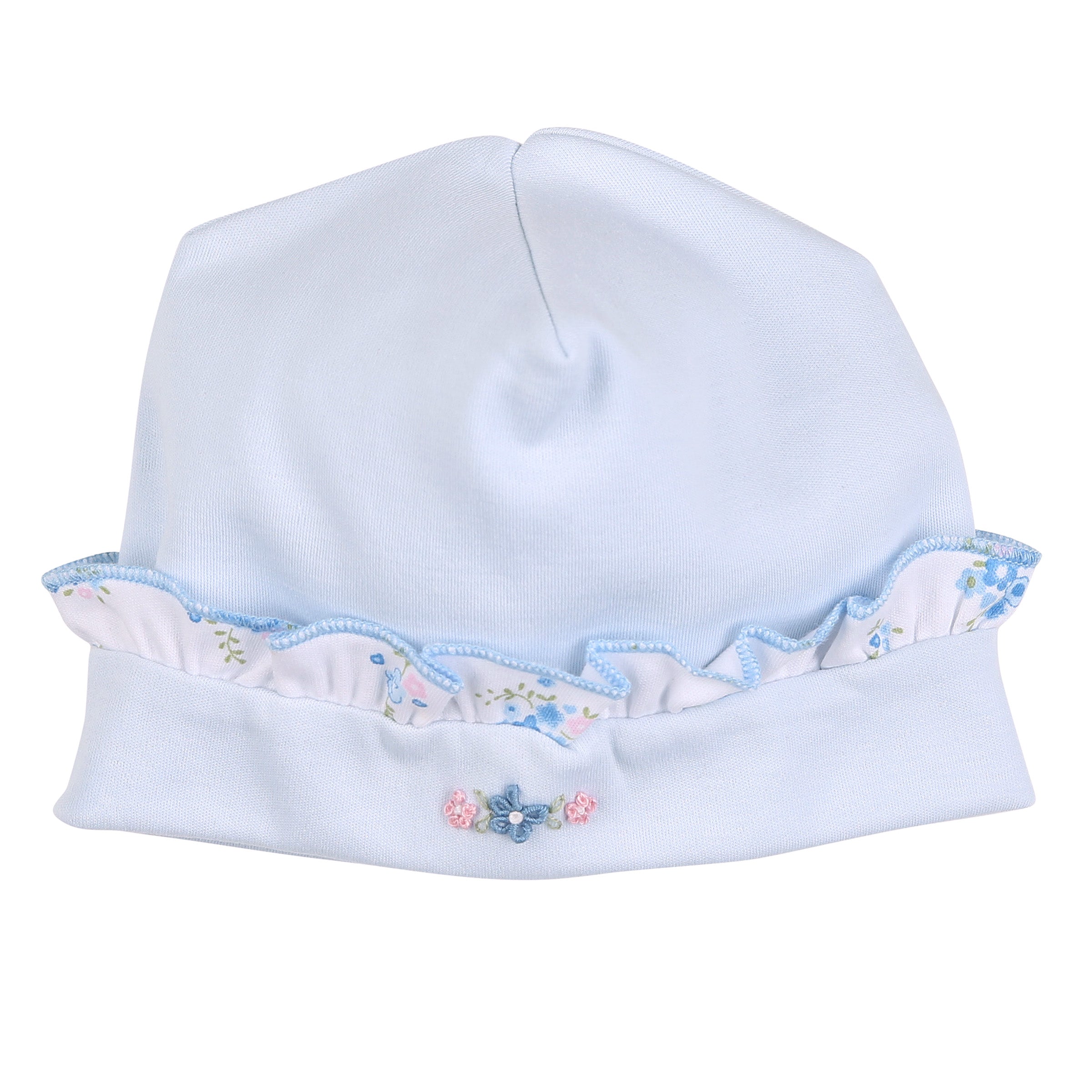 Magnolia Baby Samantha's Classics Embroidered Ruffle Hat