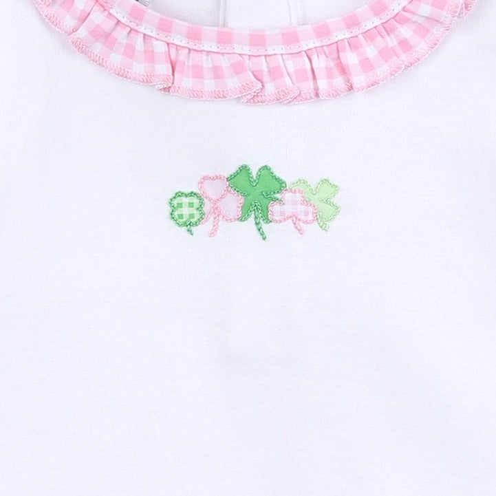 Shamrock Cutie Embroidered Bubble