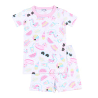 Magnolia Baby Pink Splish Splash Short Pajamas
