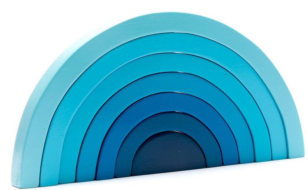 Rainbow Stacking Toy - Blue