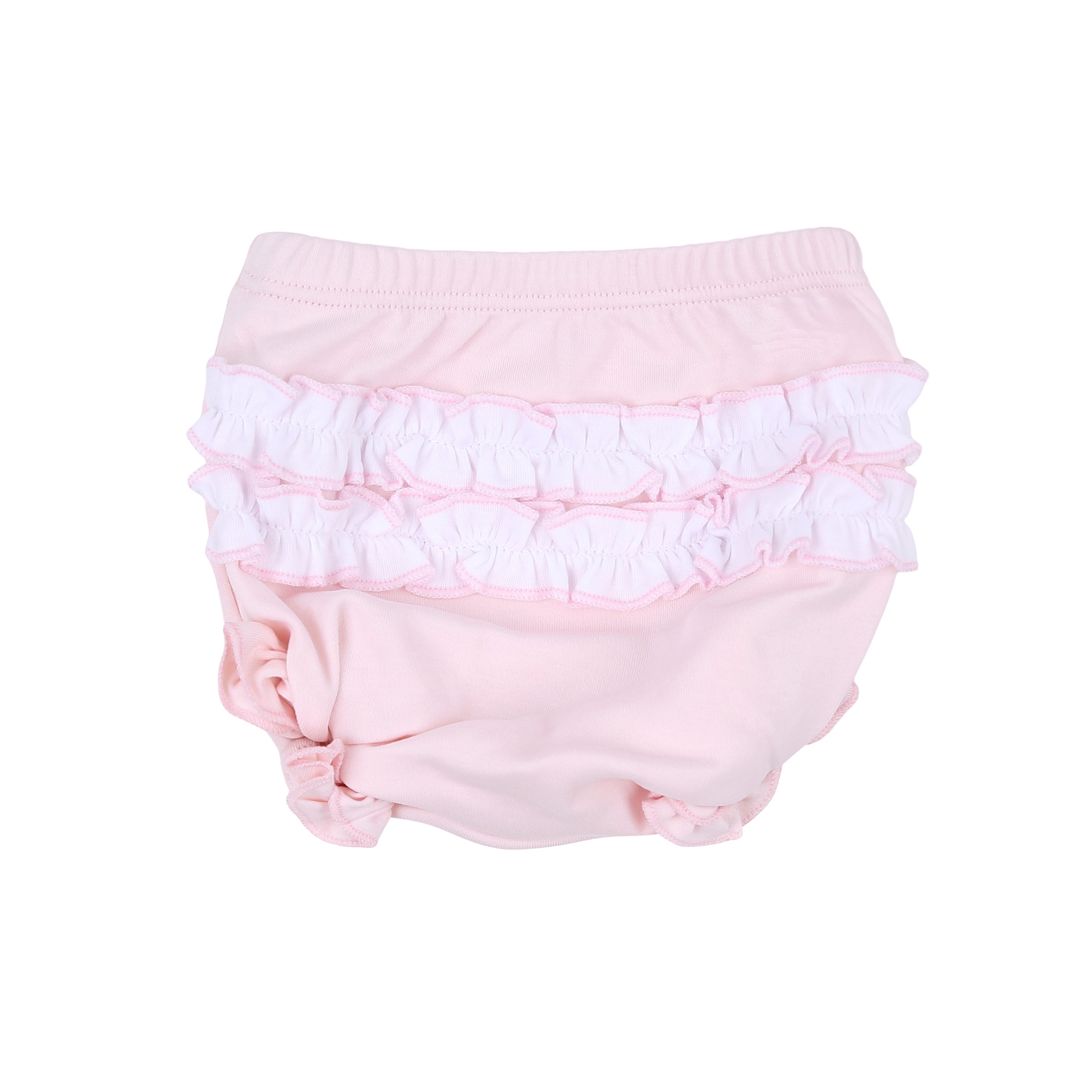 Just Ducky Classics Smocked Diaper Cover Set - Pink