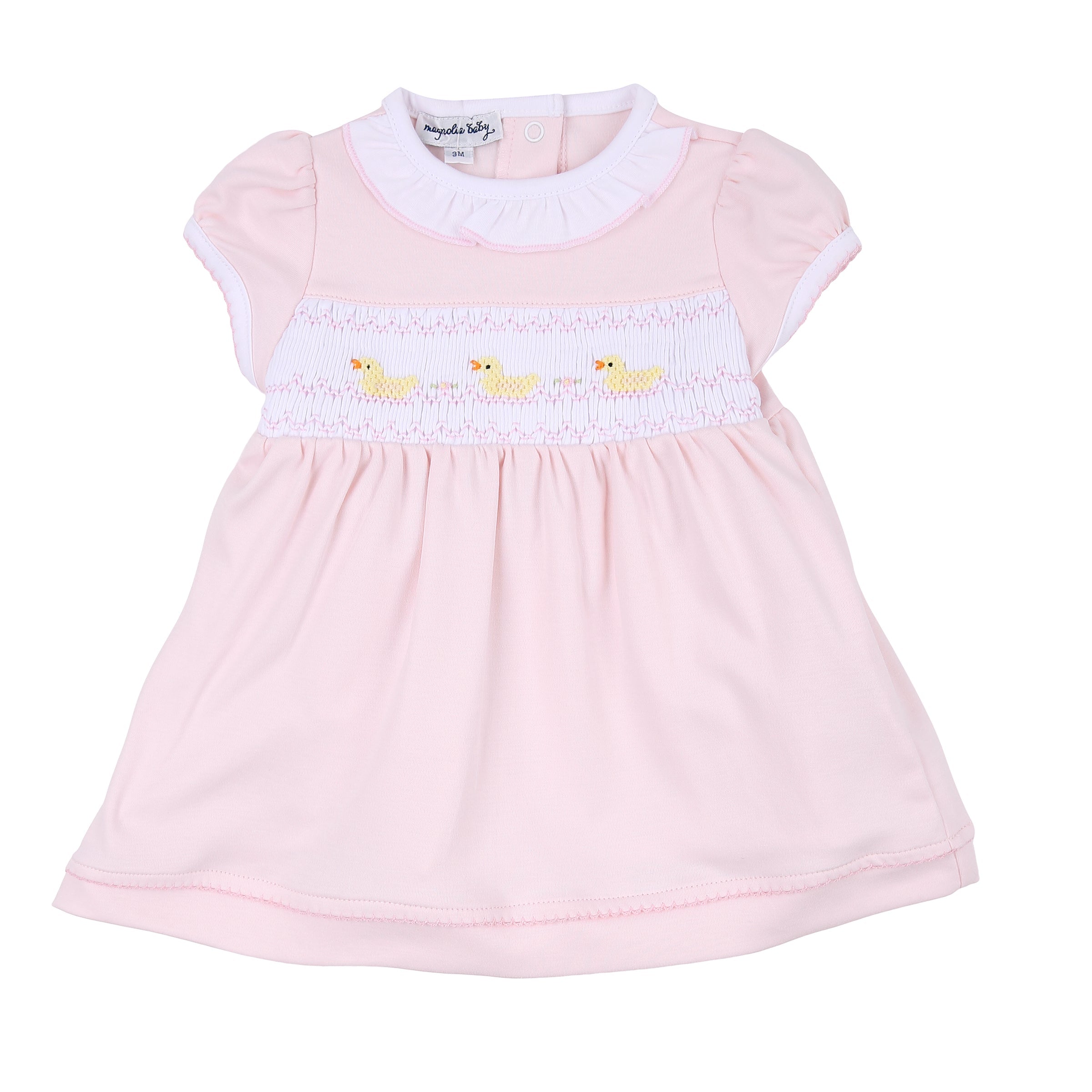 Just Ducky Classics Smocked Short Sleeve Toddler Dress