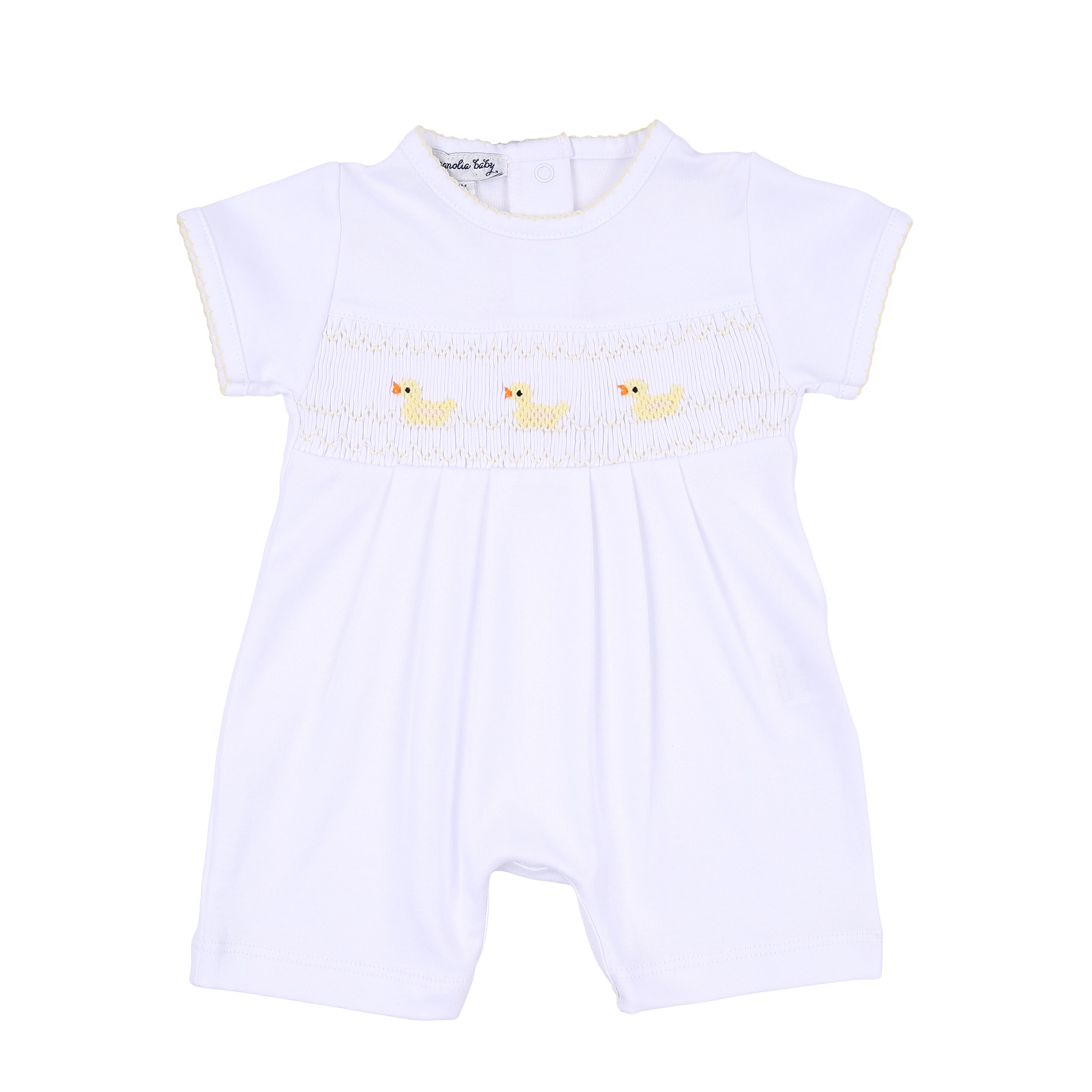 Just Ducky Classics Smocked Short Playsuit