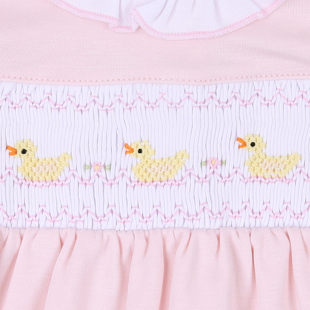 Just Ducky Classics Smocked Short Sleeve Toddler Dress