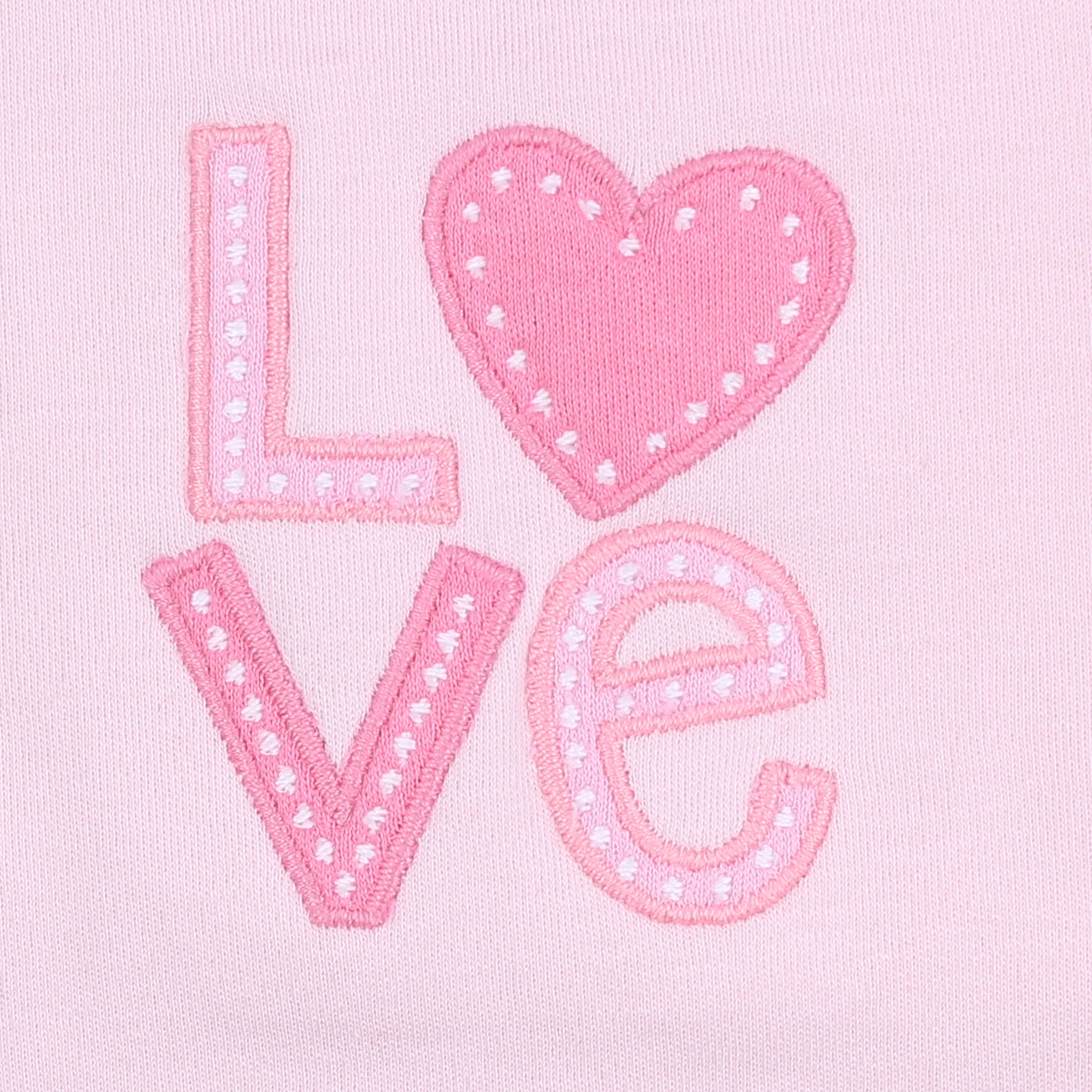 Love Applique Dress + Diaper Cover